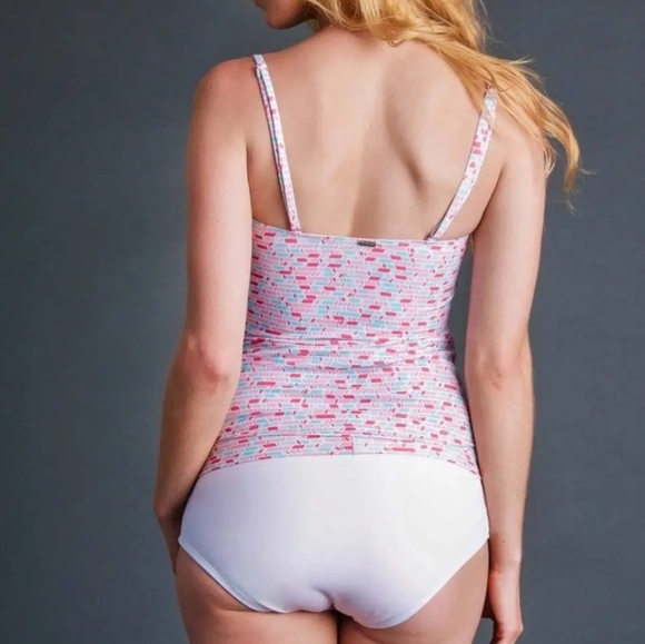 Hush & Salt Heartbreaker Geometric Print Tankini & Bora Bora Bottom Size Small - Picture 5 of 16